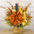 Amber Bloom Fall Floral Arrangement