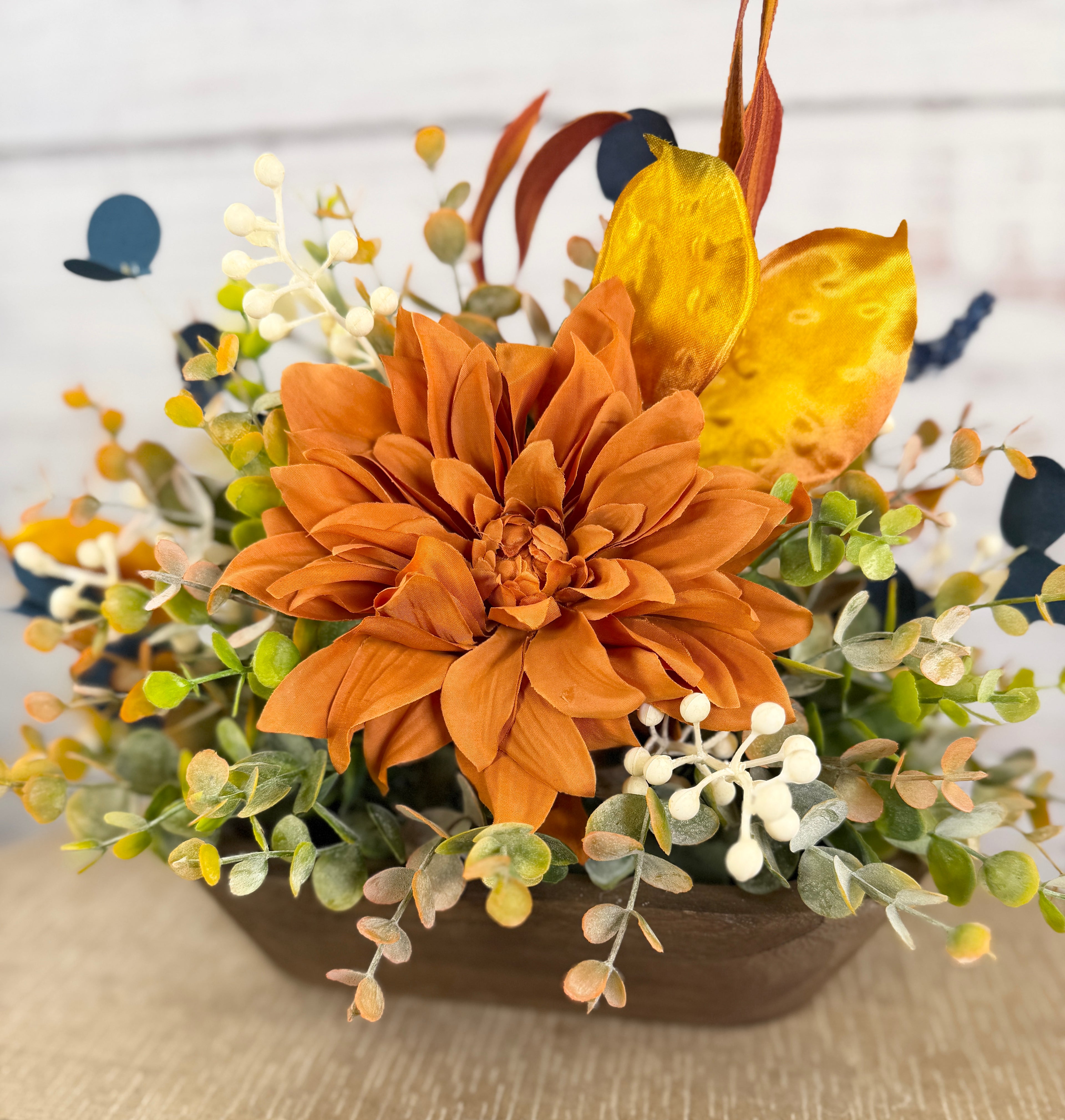 Autumn Twilight Petite Dough Bowl Arrangement
