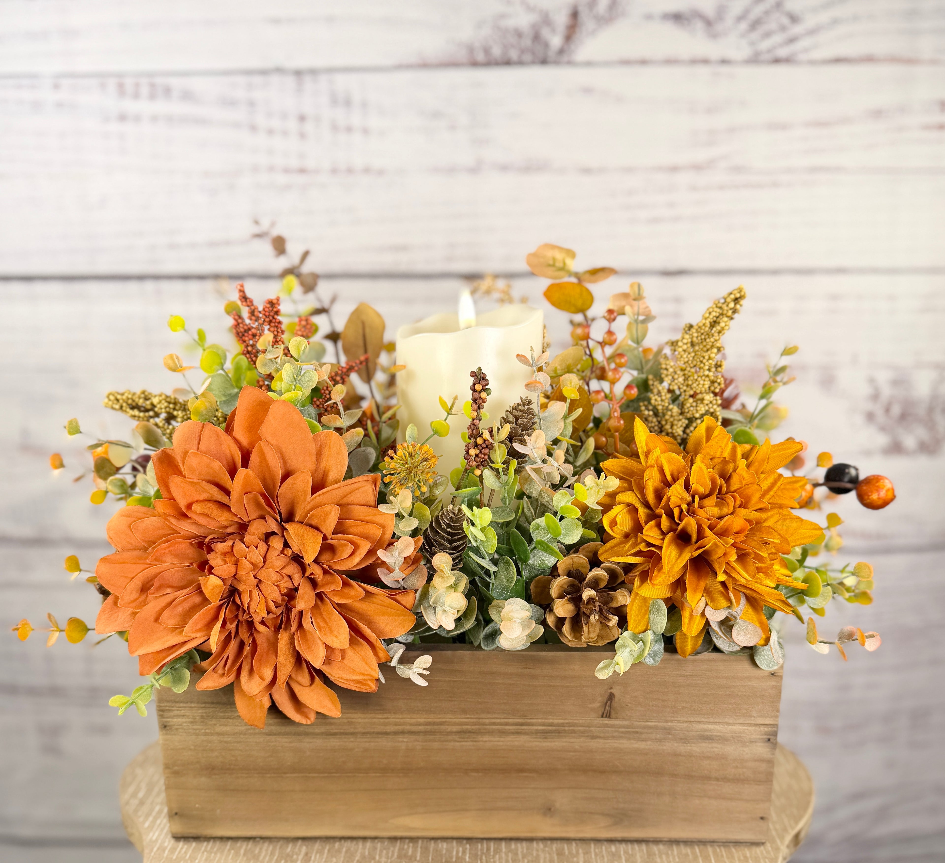 Autumn Hearthlight Fall Candle Centerpiece
