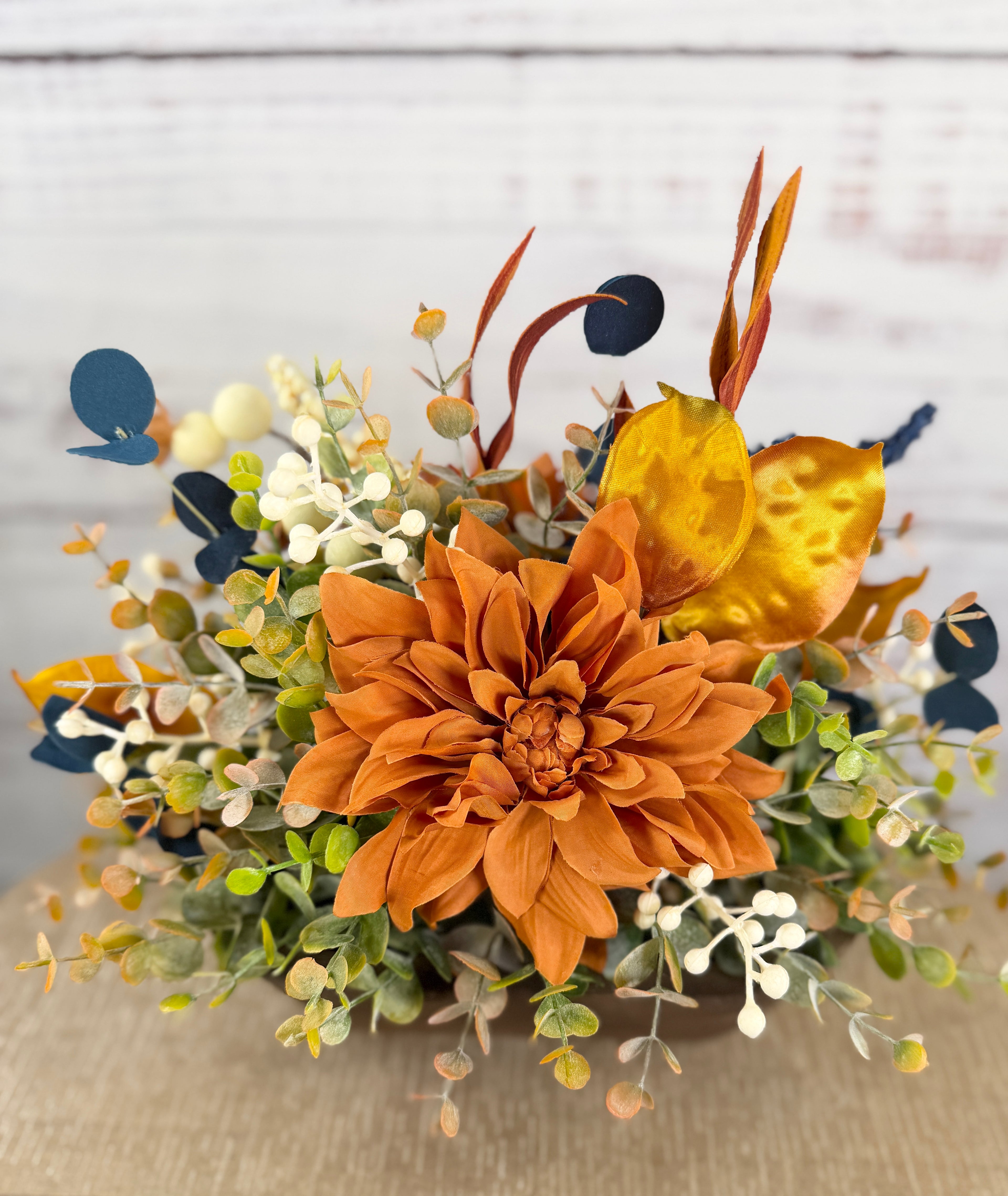 Autumn Twilight Petite Dough Bowl Arrangement