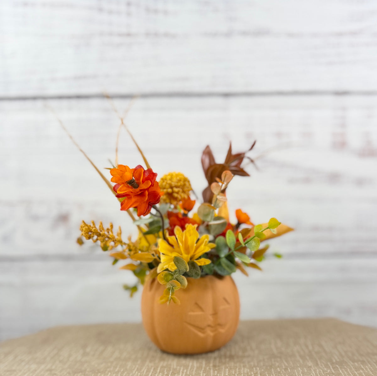Little Pumpkin Spice Fall Floral Arrangement
