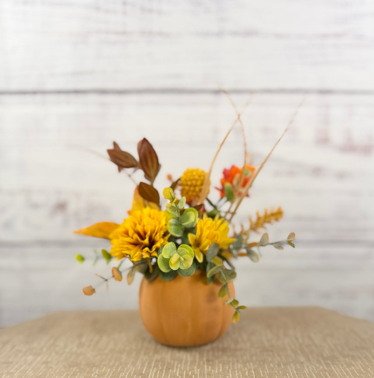 Little Pumpkin Spice Fall Floral Arrangement