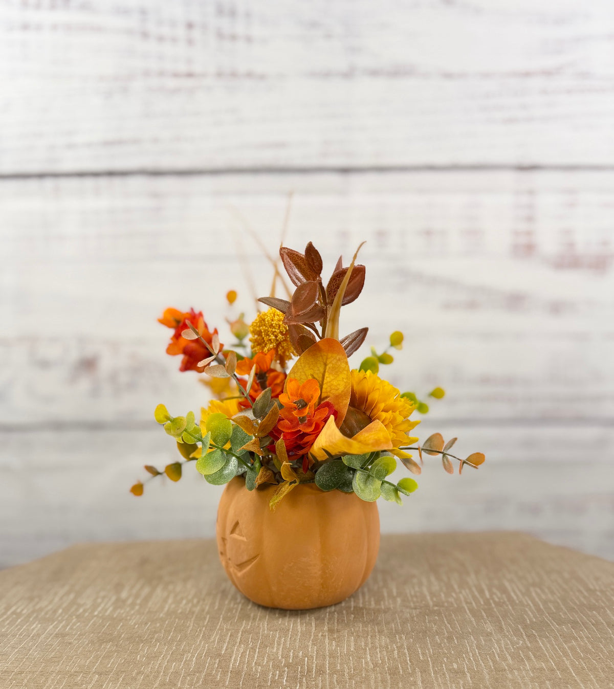 Little Pumpkin Spice Fall Floral Arrangement