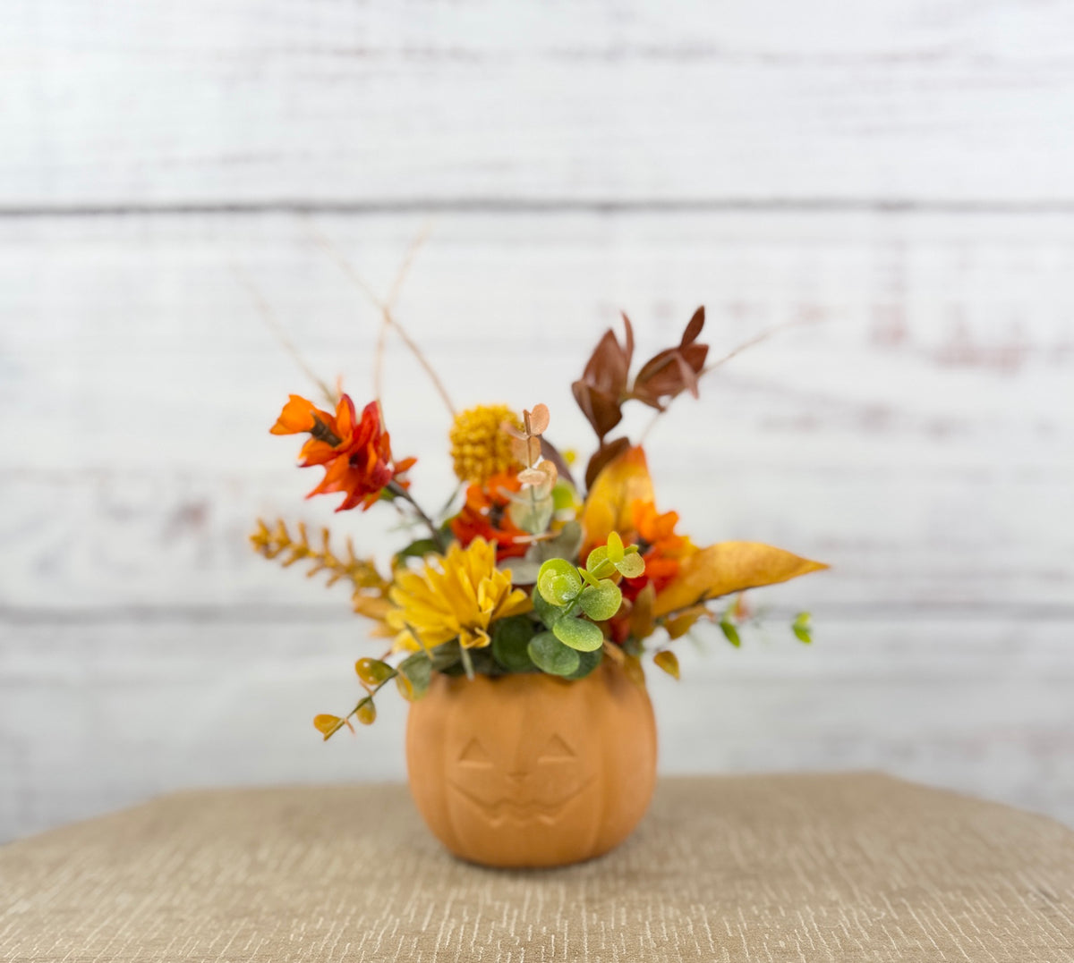 Little Pumpkin Spice Fall Floral Arrangement