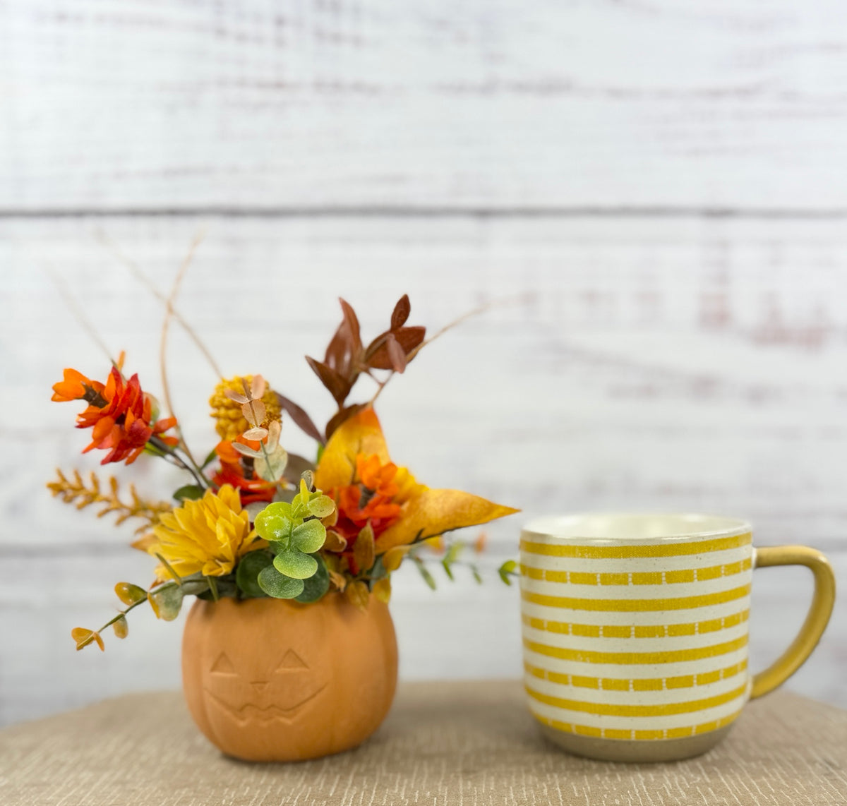Little Pumpkin Spice Fall Floral Arrangement