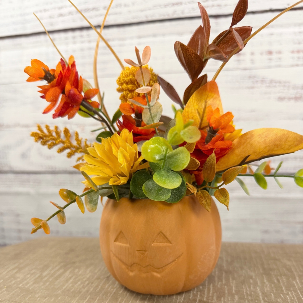 Little Pumpkin Spice Fall Floral Arrangement