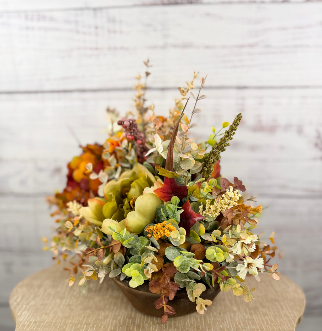 Ember & Olive Fall Dough Bowl Arrangement