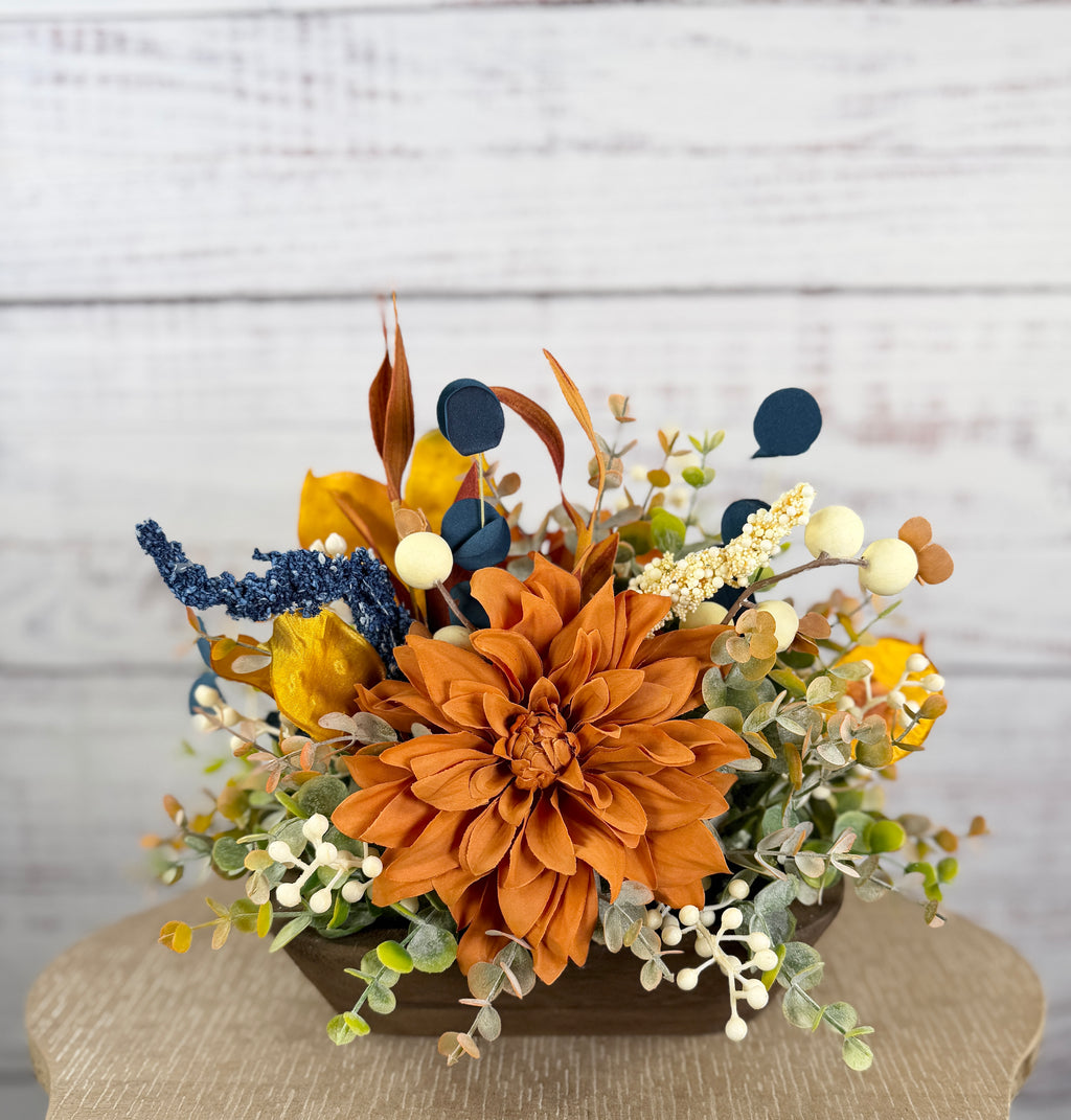 Autumn Twilight Petite Dough Bowl Arrangement