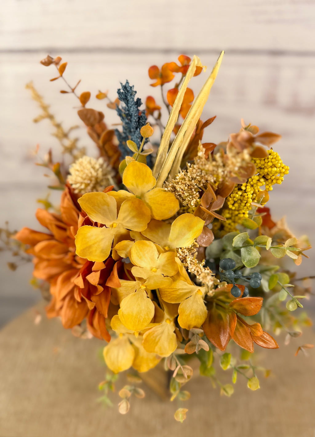 Amber Bloom Fall Floral Arrangement
