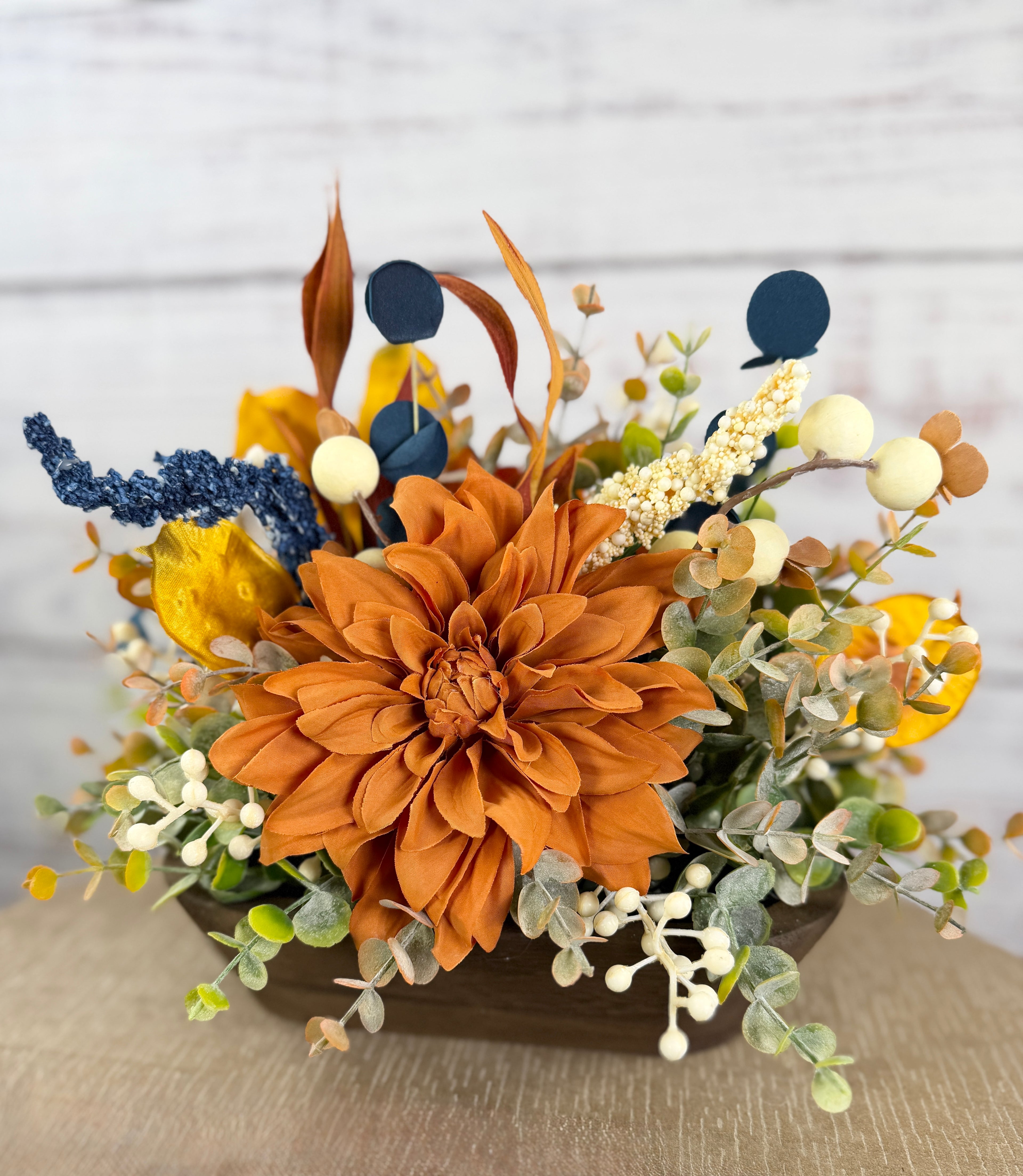 Autumn Twilight Petite Dough Bowl Arrangement