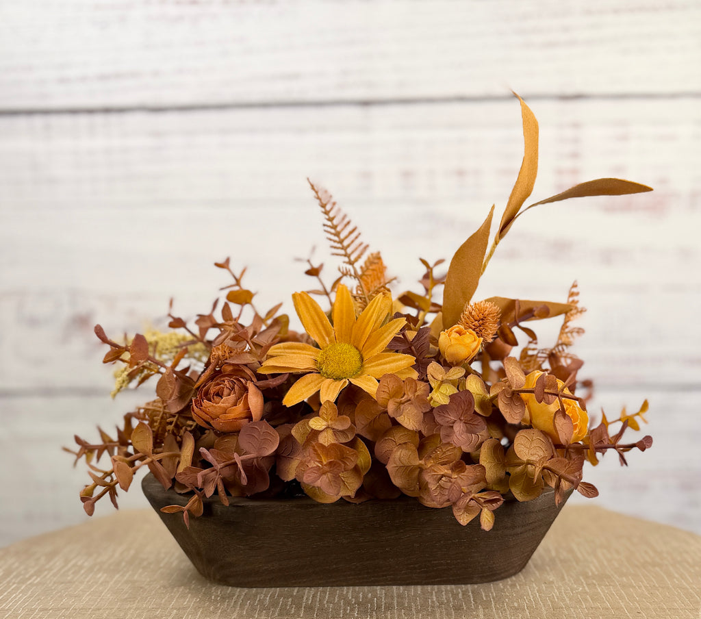 Amber Meadow – Petite Dough Bowl Arrangement
