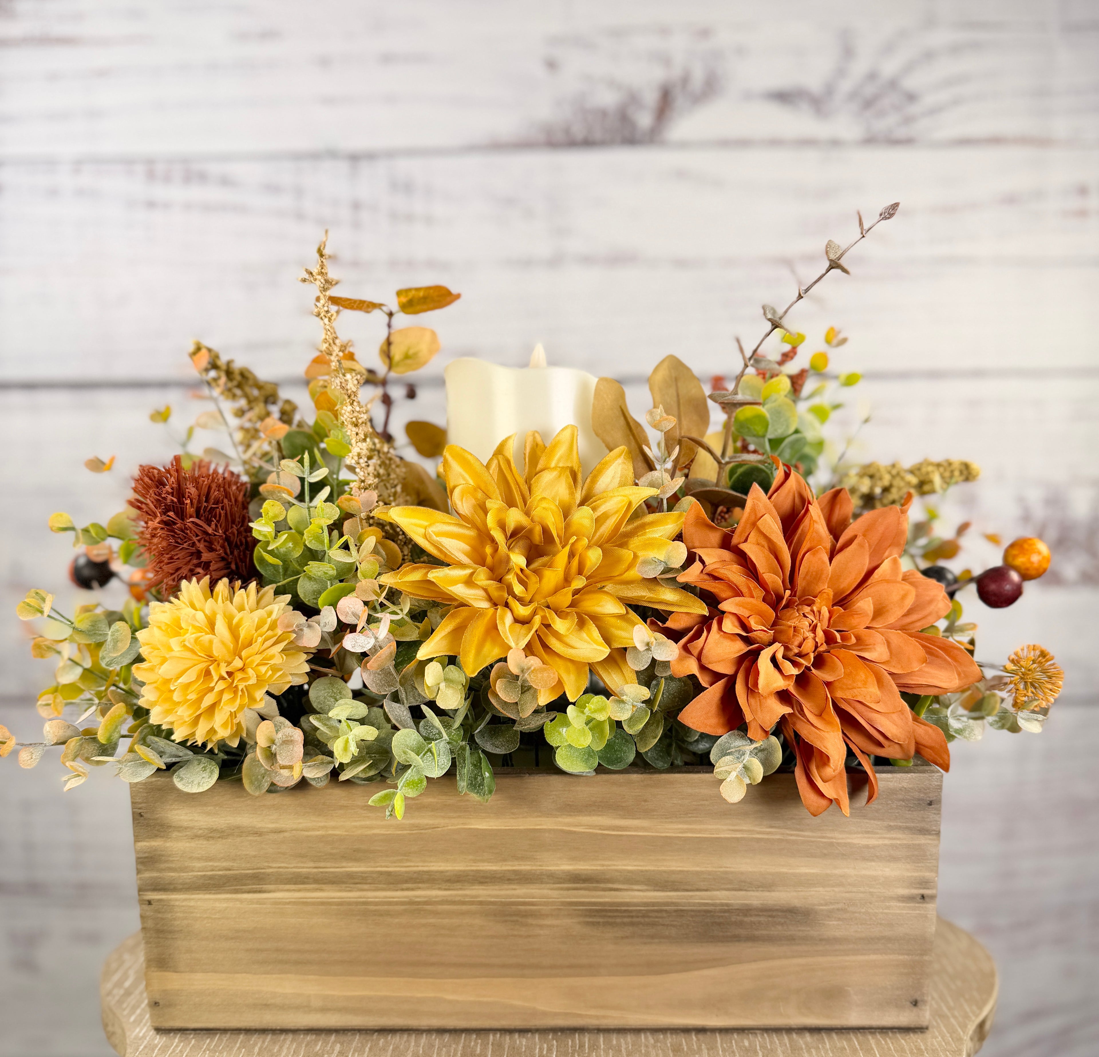 Autumn Hearthlight Fall Candle Centerpiece