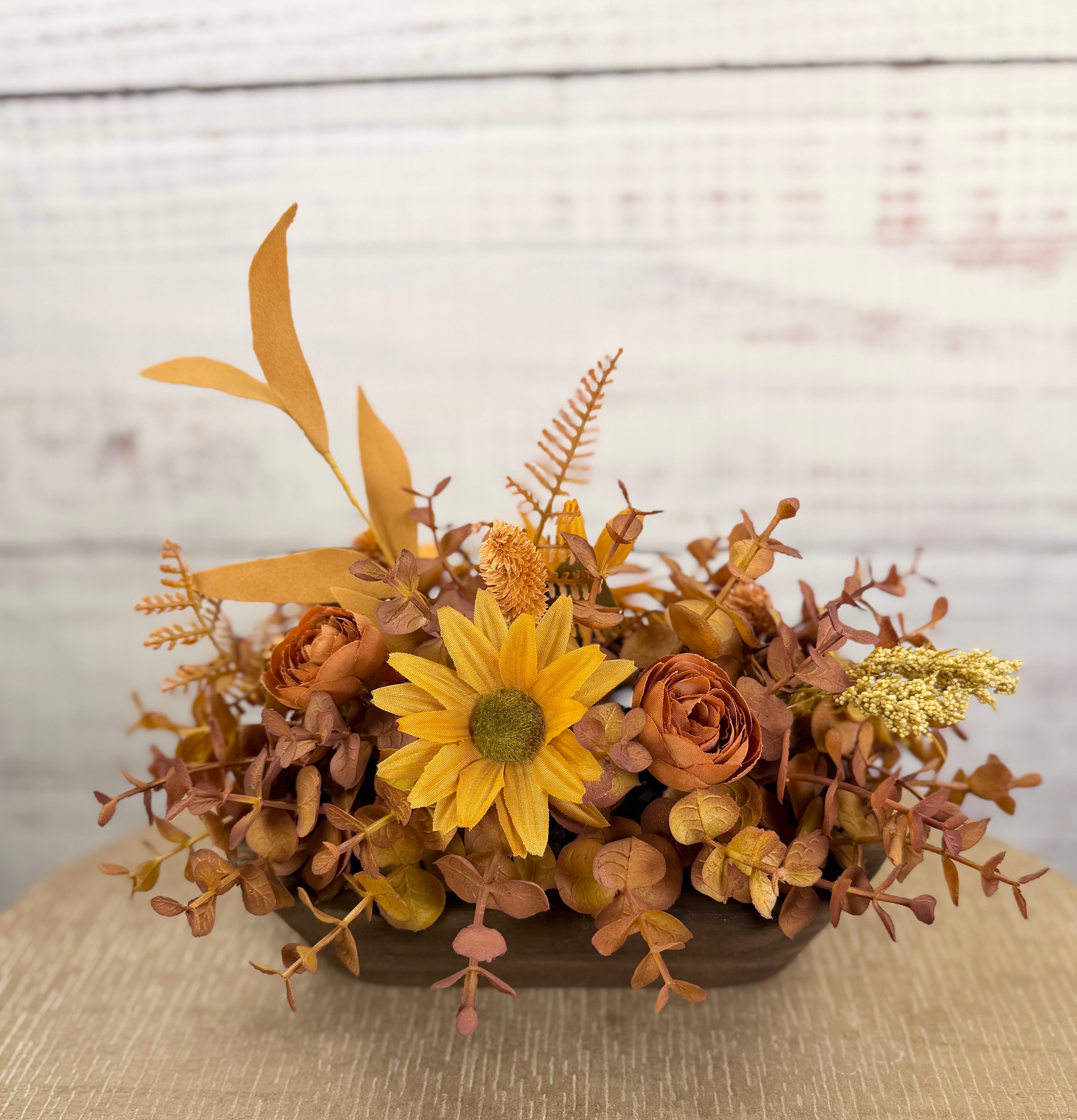 Amber Meadow – Petite Dough Bowl Arrangement