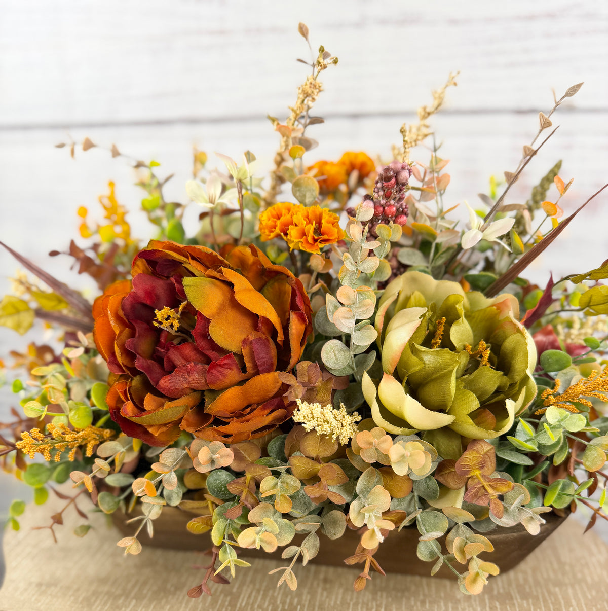 Ember & Olive Fall Dough Bowl Arrangement