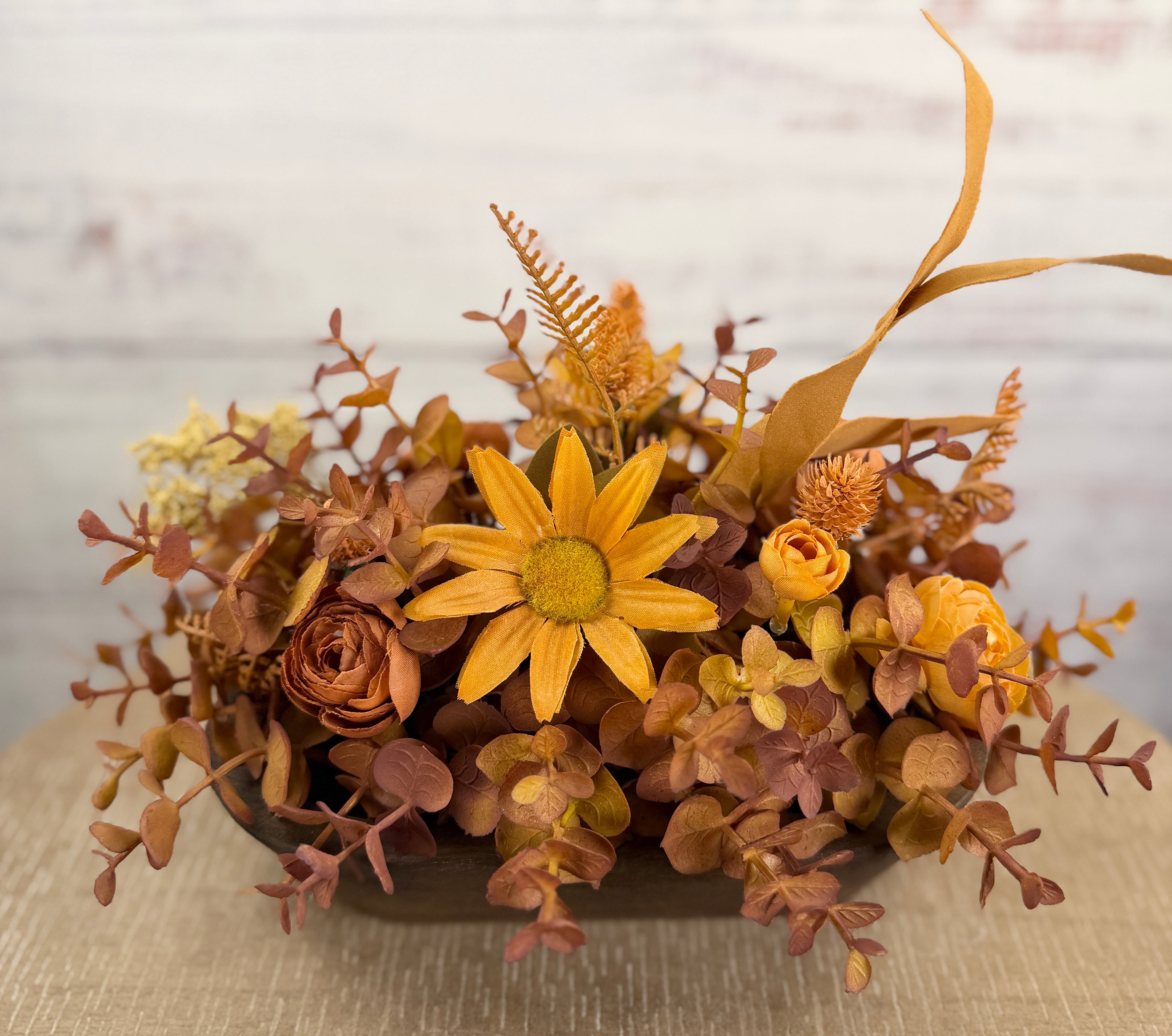 Amber Meadow – Petite Dough Bowl Arrangement