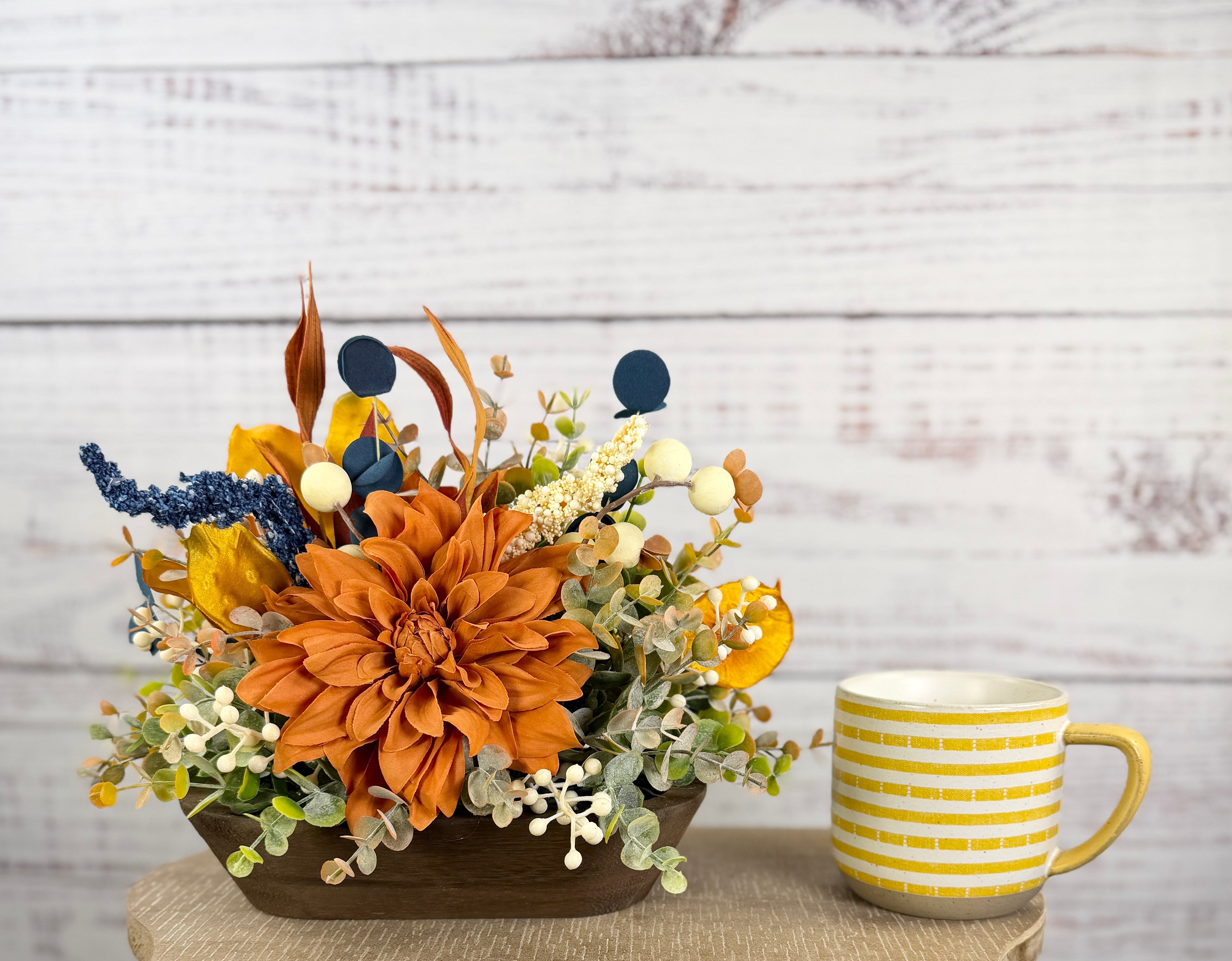 Autumn Twilight Petite Dough Bowl Arrangement