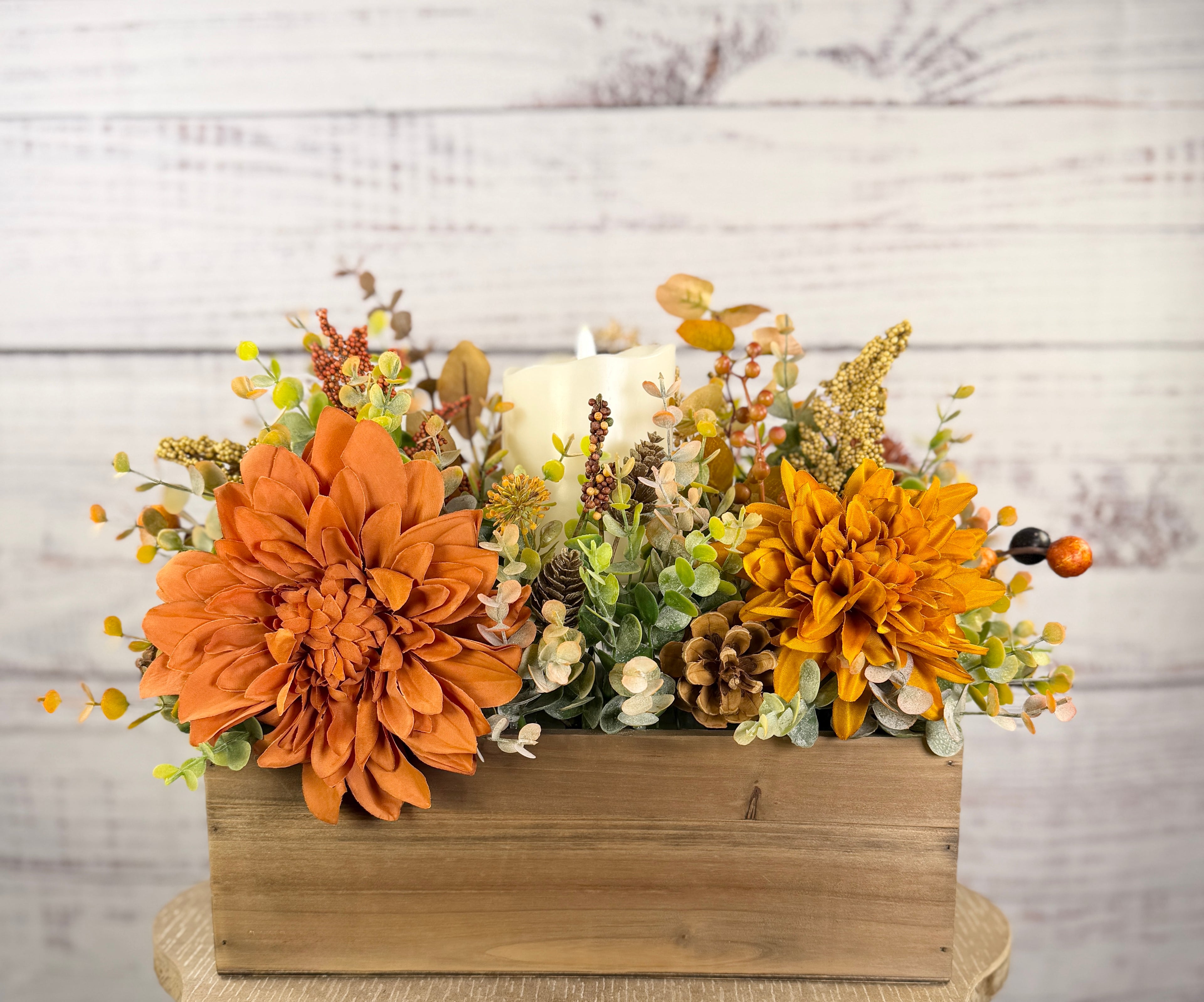 Autumn Hearthlight Fall Candle Centerpiece