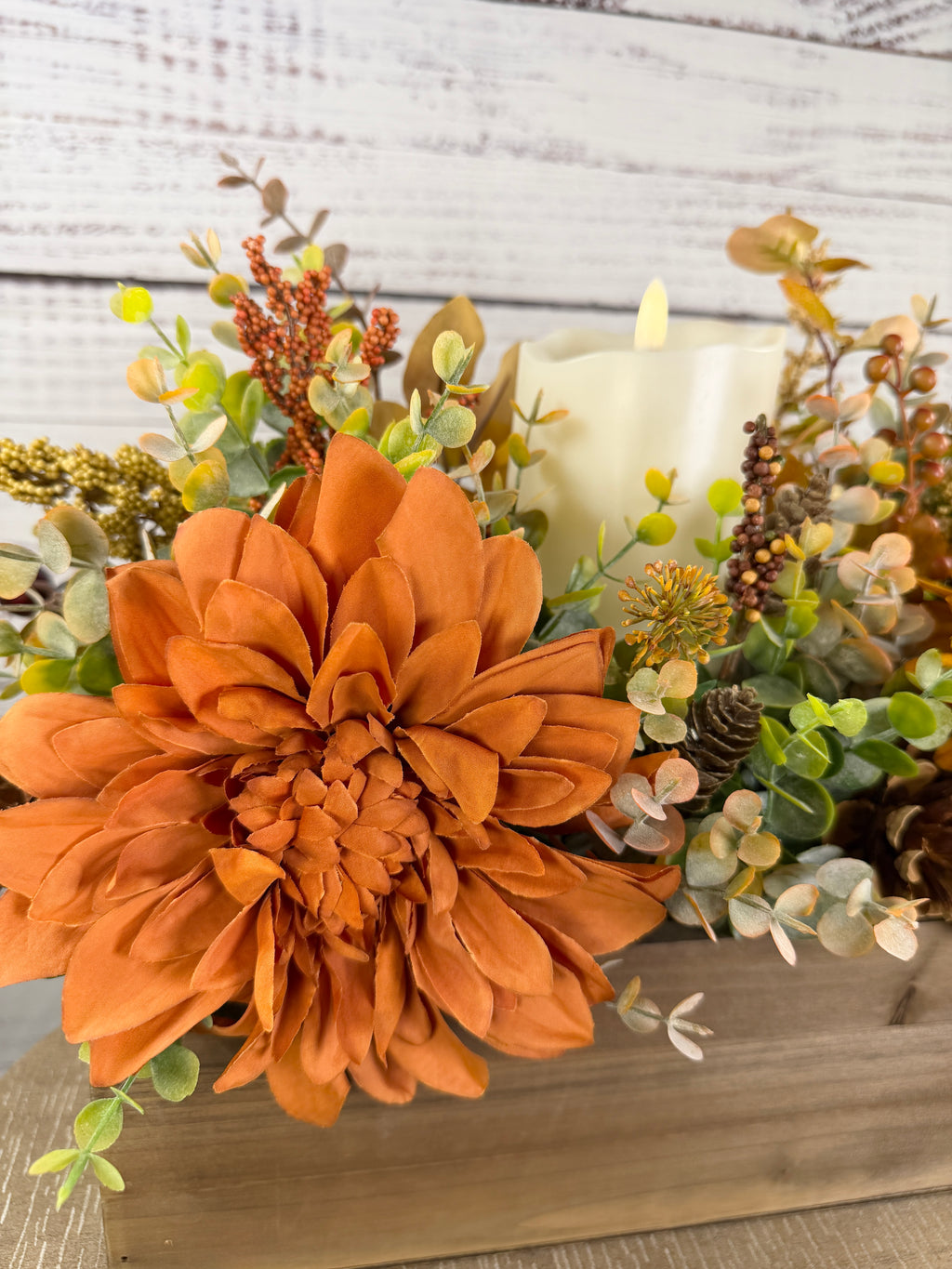 Autumn Hearthlight Fall Candle Centerpiece