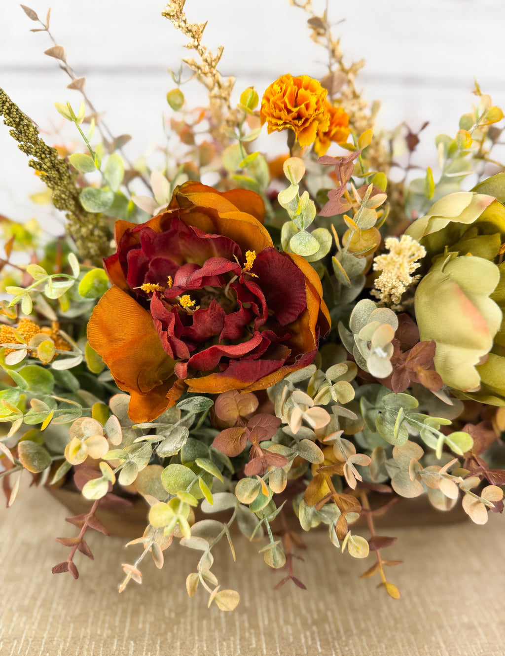 Ember & Olive Fall Dough Bowl Arrangement