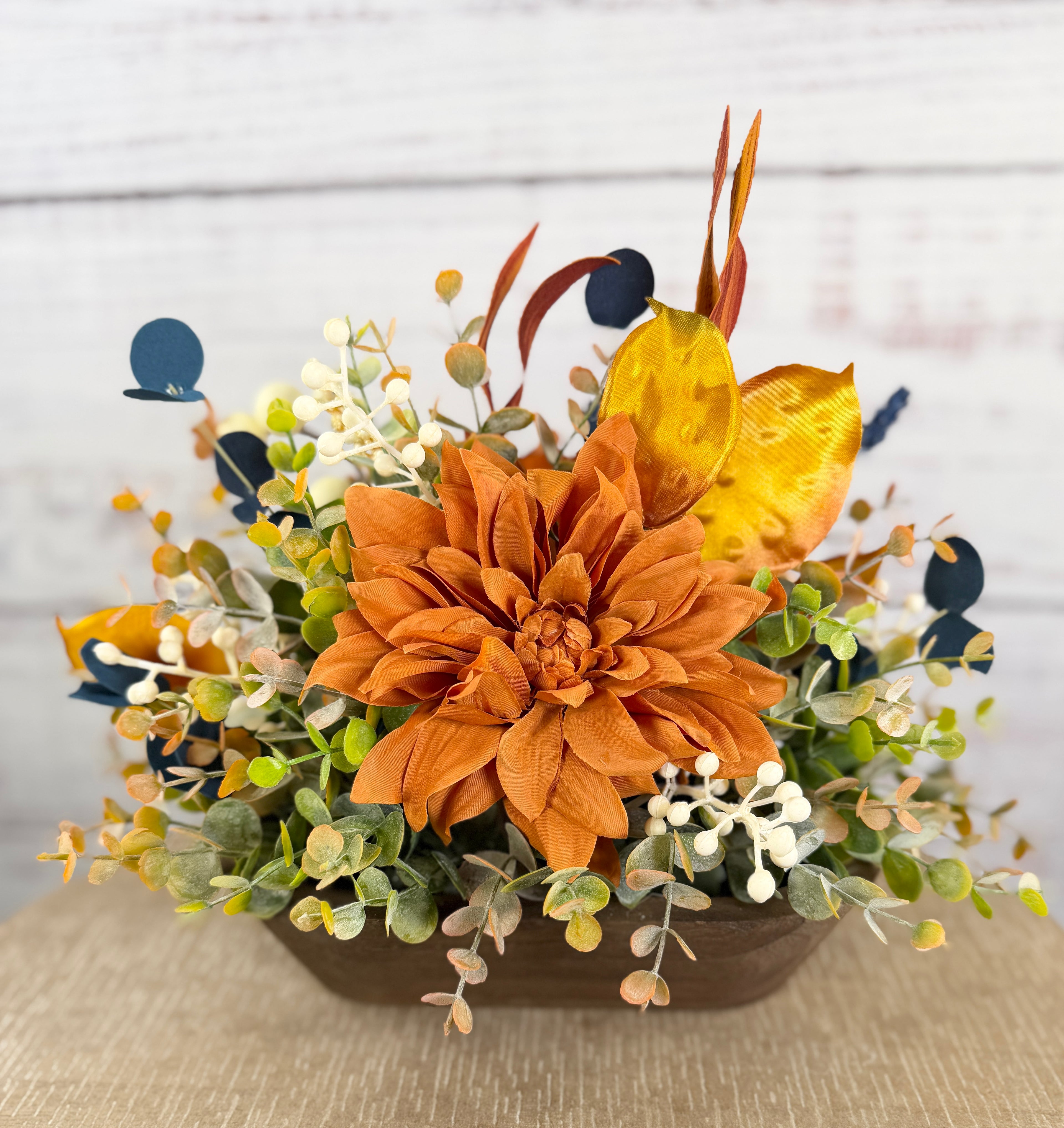 Autumn Twilight Petite Dough Bowl Arrangement