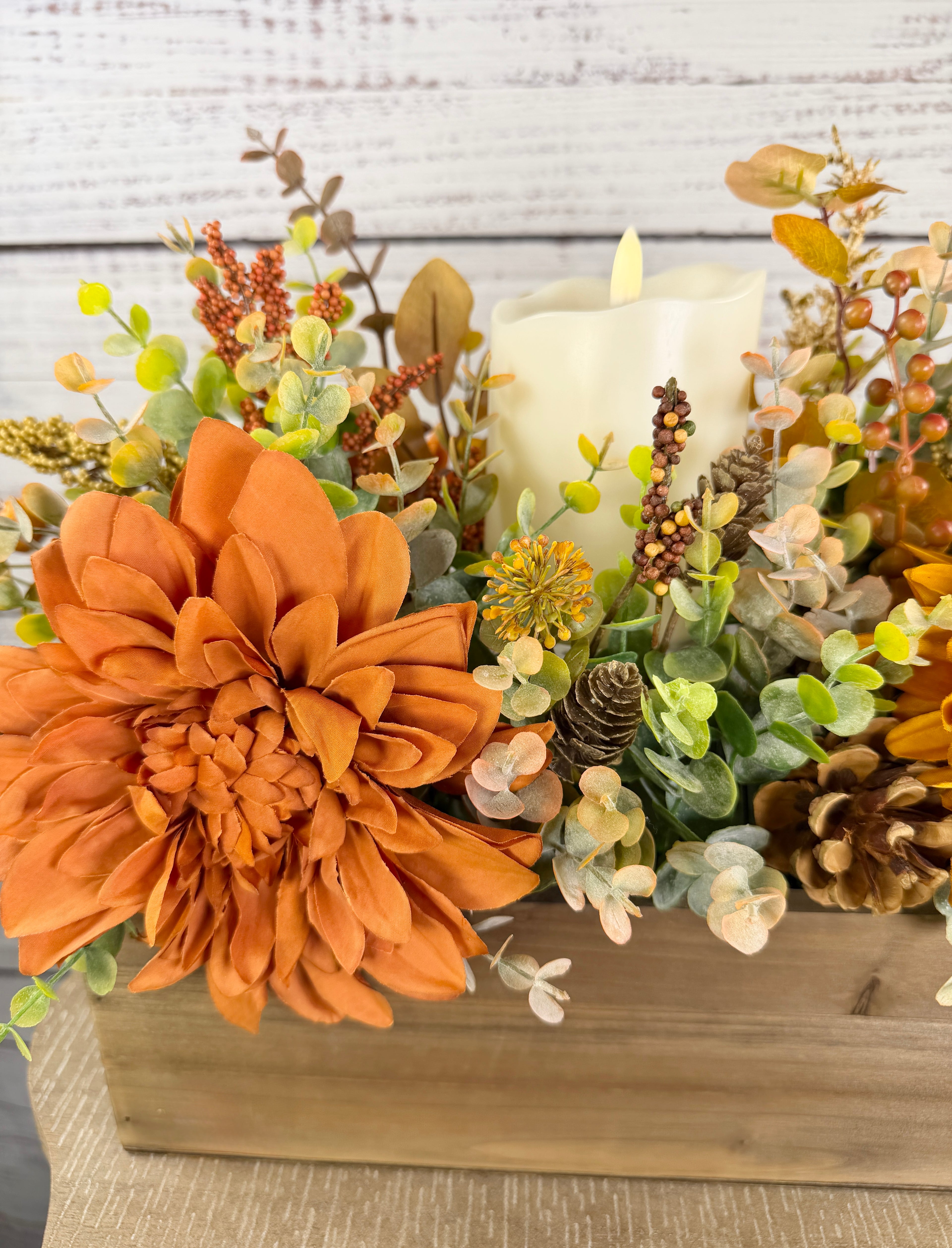 Autumn Hearthlight Fall Candle Centerpiece