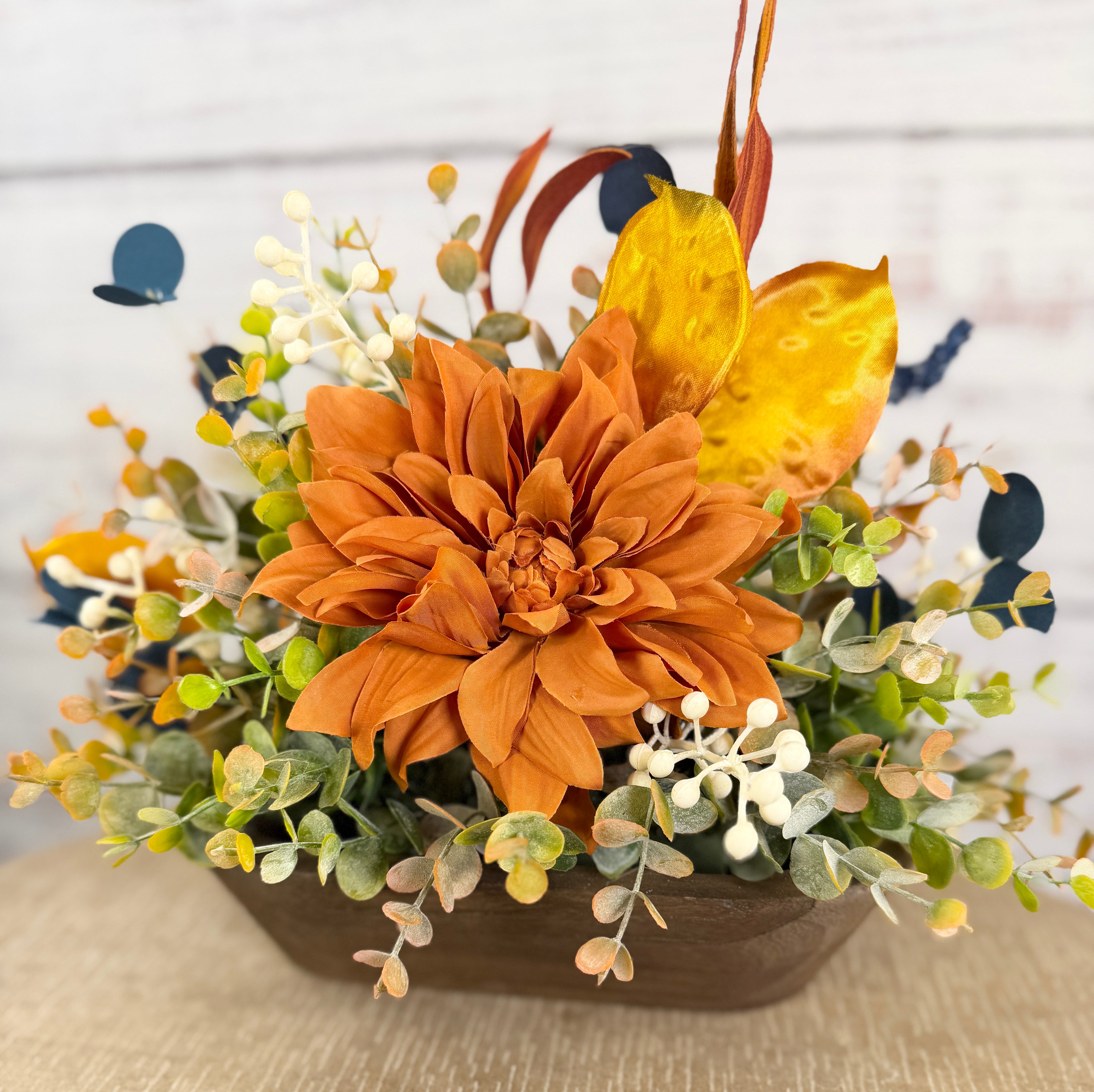 Autumn Twilight Petite Dough Bowl Arrangement