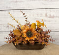 Amber Harvest – Petite Fall Dough Bowl Arrangement
