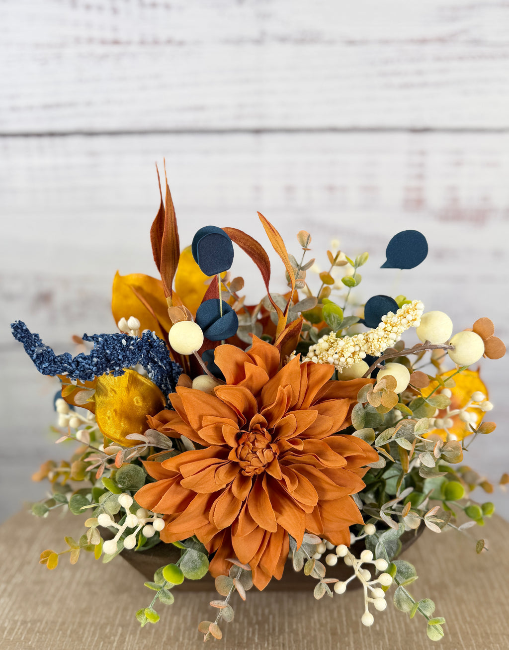 Autumn Twilight Petite Dough Bowl Arrangement