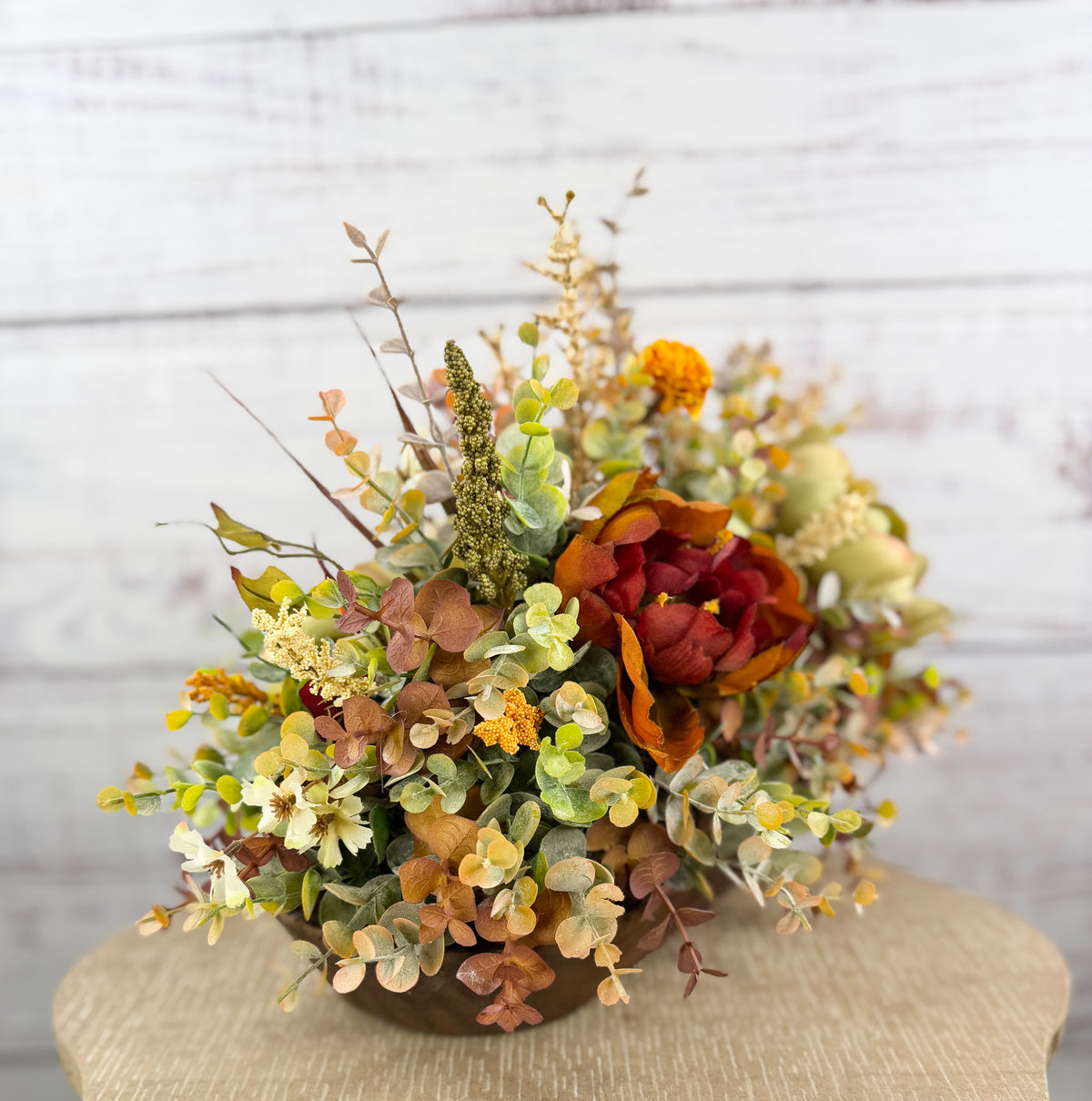 Ember & Olive Fall Dough Bowl Arrangement