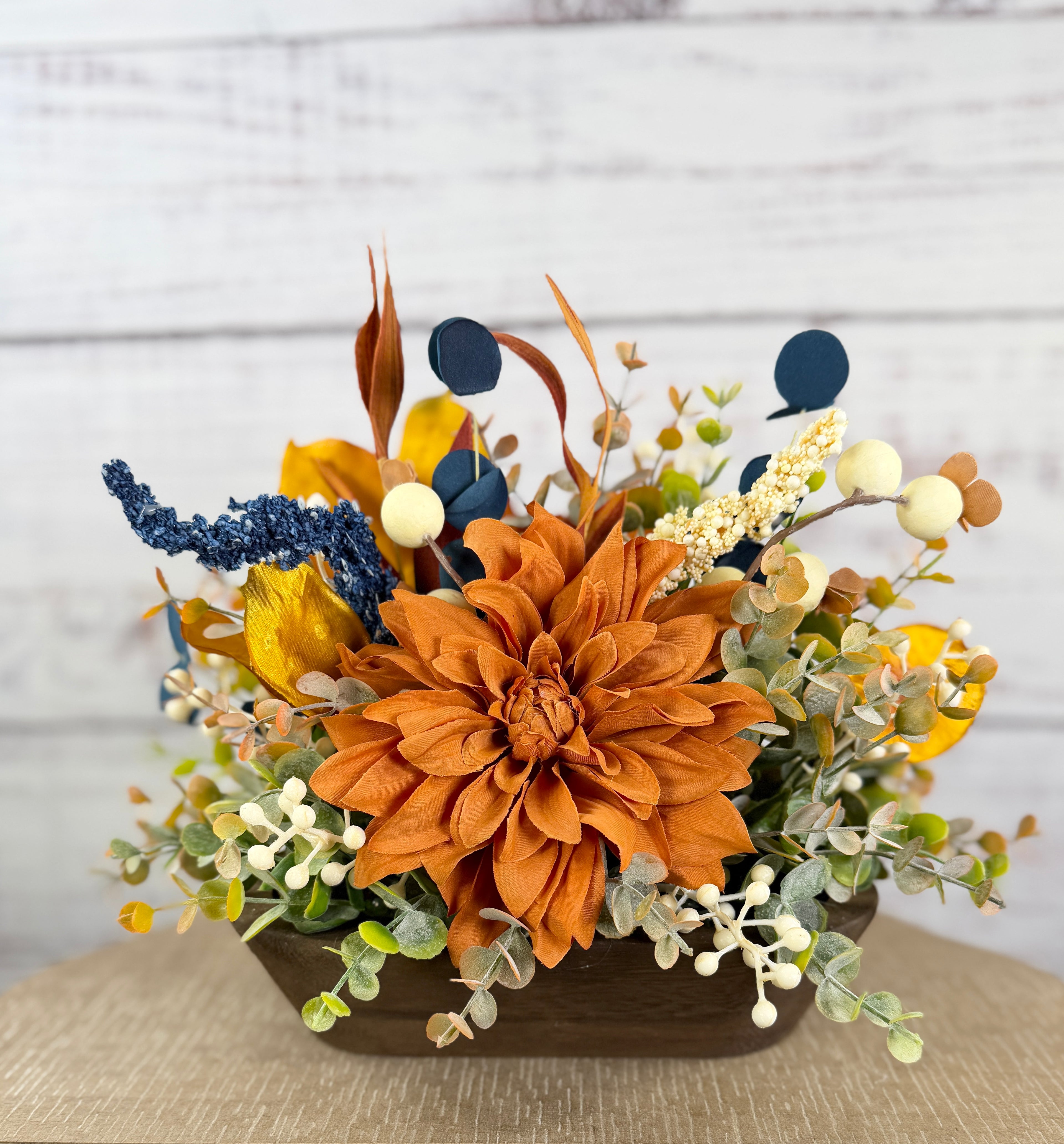 Autumn Twilight Petite Dough Bowl Arrangement
