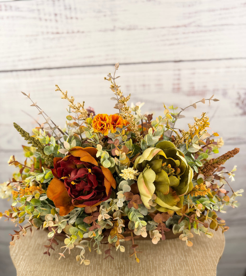 Ember & Olive Fall Dough Bowl Arrangement