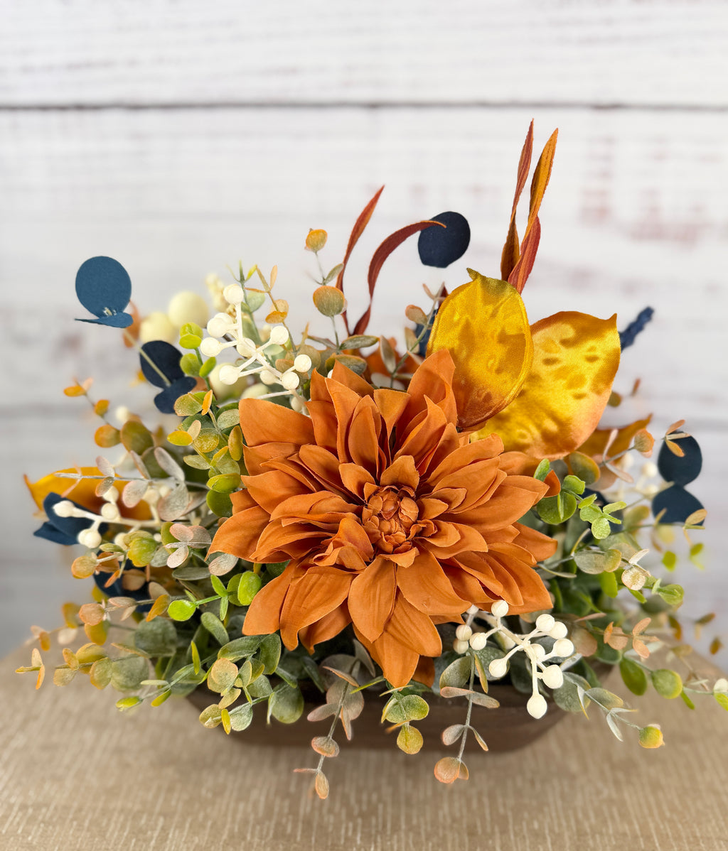 Autumn Twilight Petite Dough Bowl Arrangement