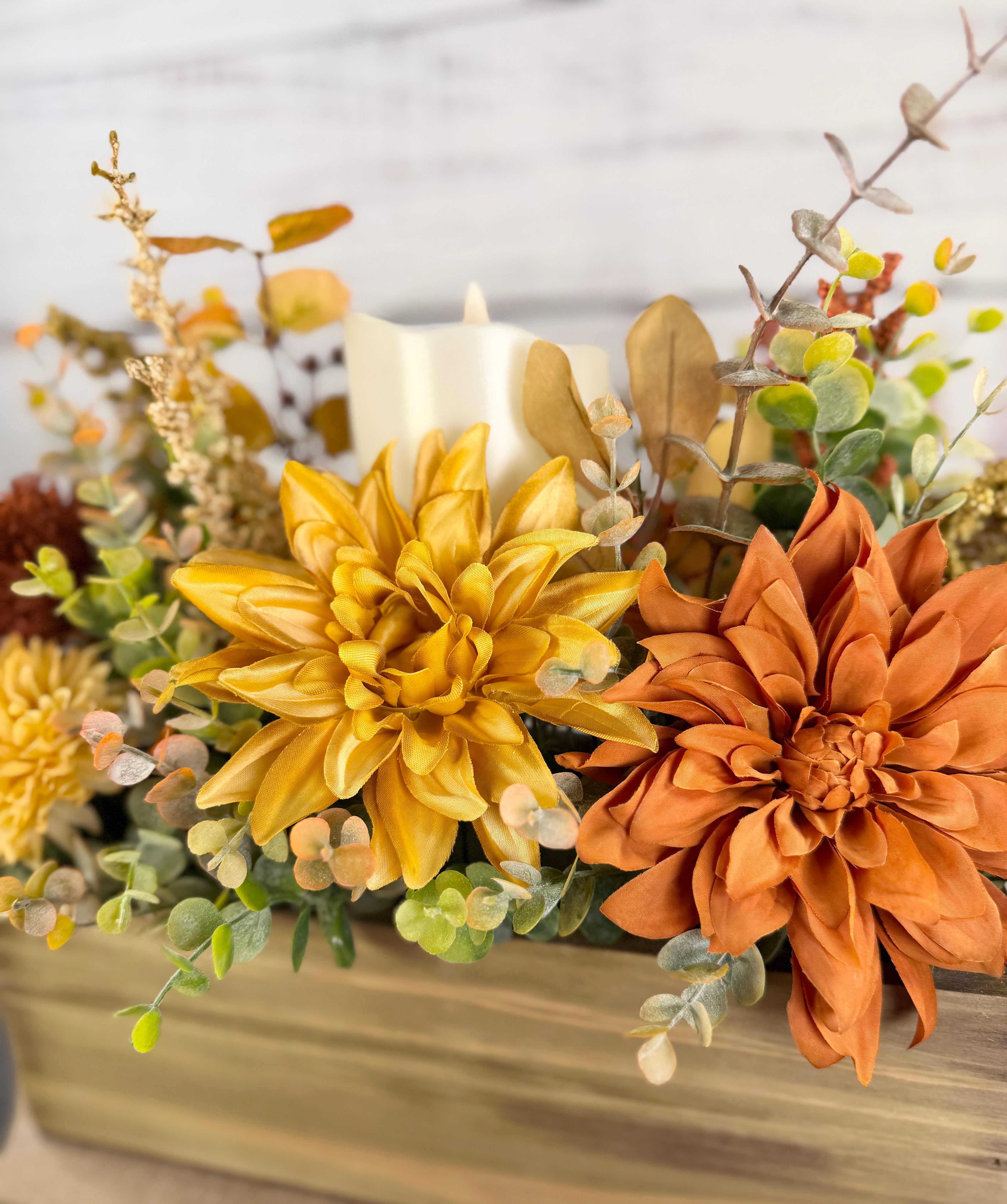 Autumn Hearthlight Fall Candle Centerpiece