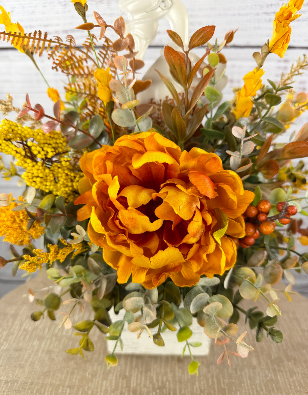Howdy Harvest Goose – Fall Floral Arrangement