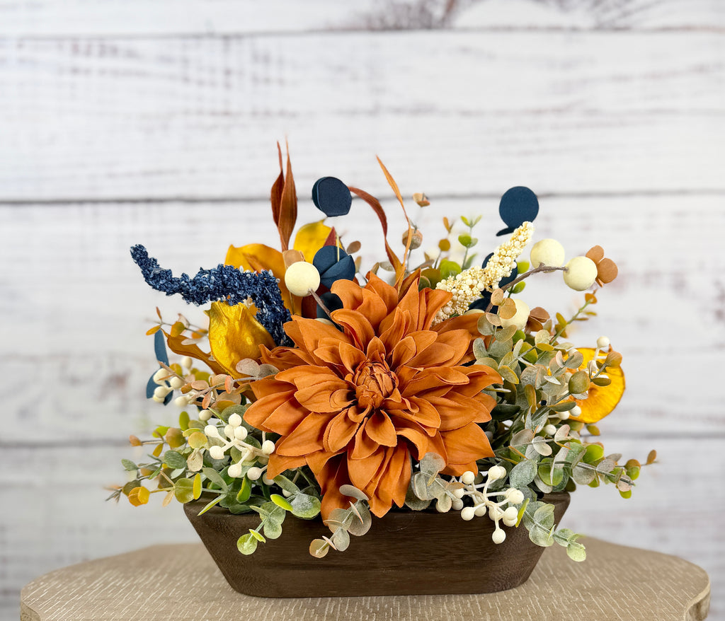 Autumn Twilight Petite Dough Bowl Arrangement