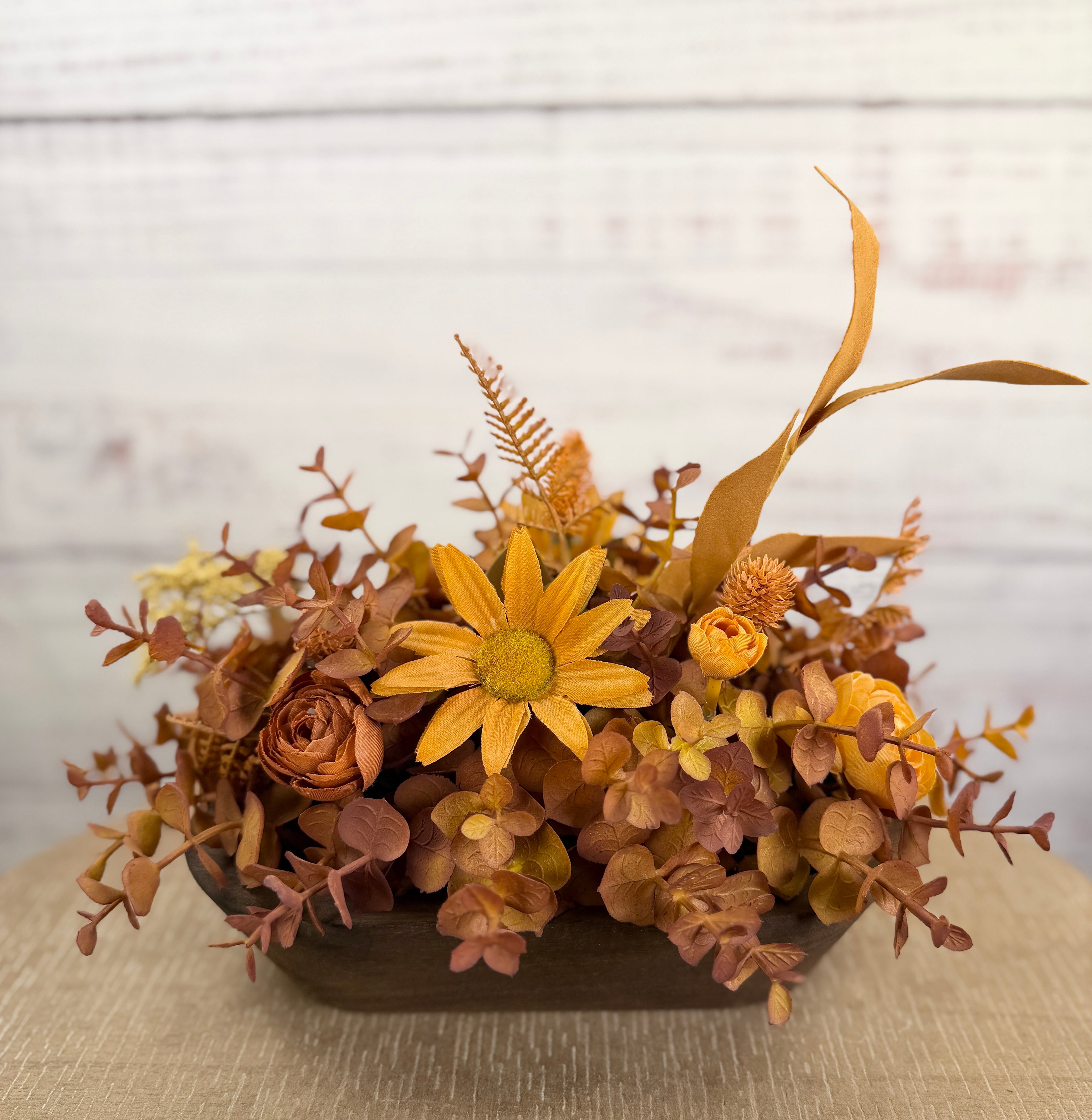 Amber Meadow – Petite Dough Bowl Arrangement