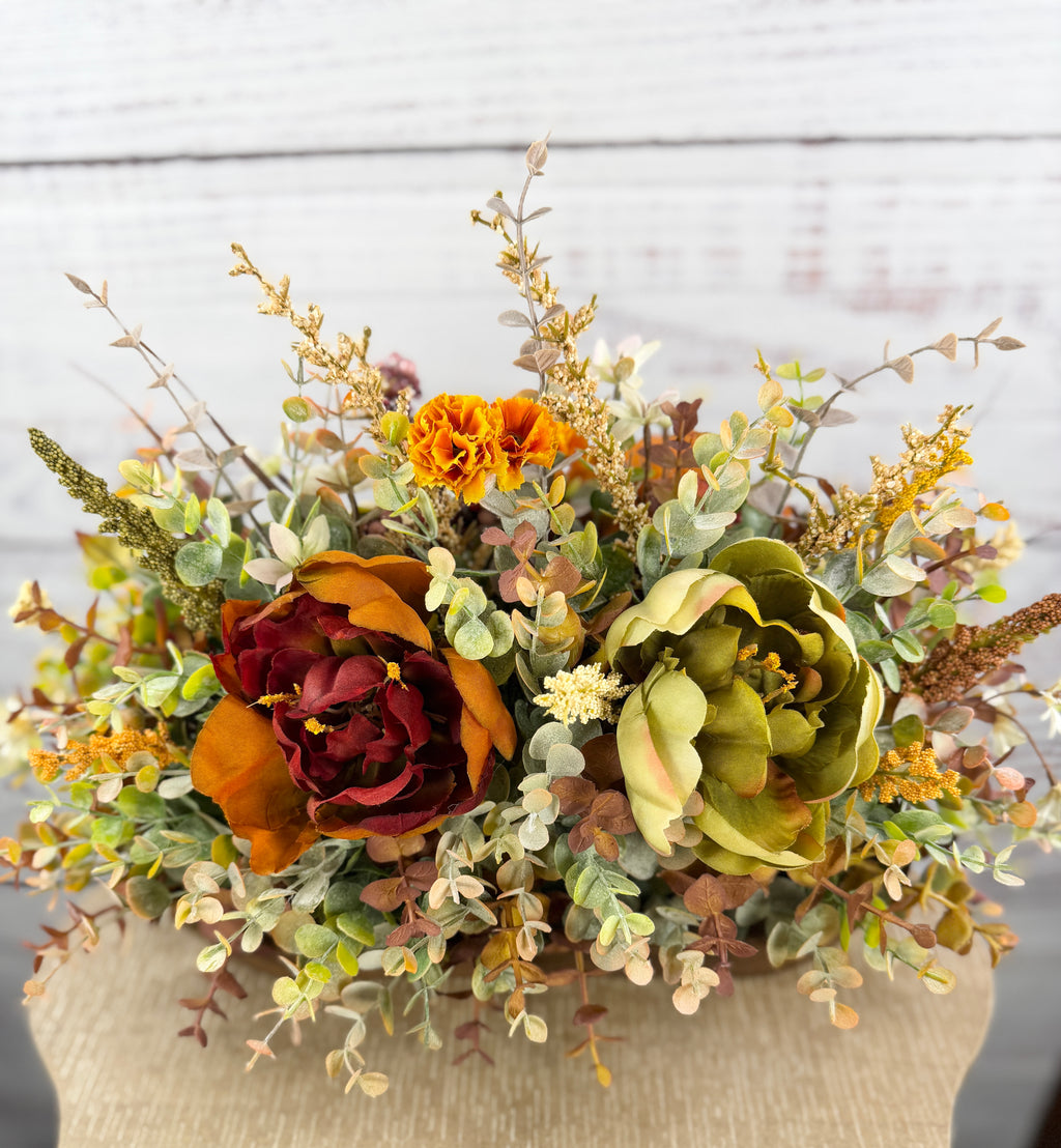 Ember & Olive Fall Dough Bowl Arrangement