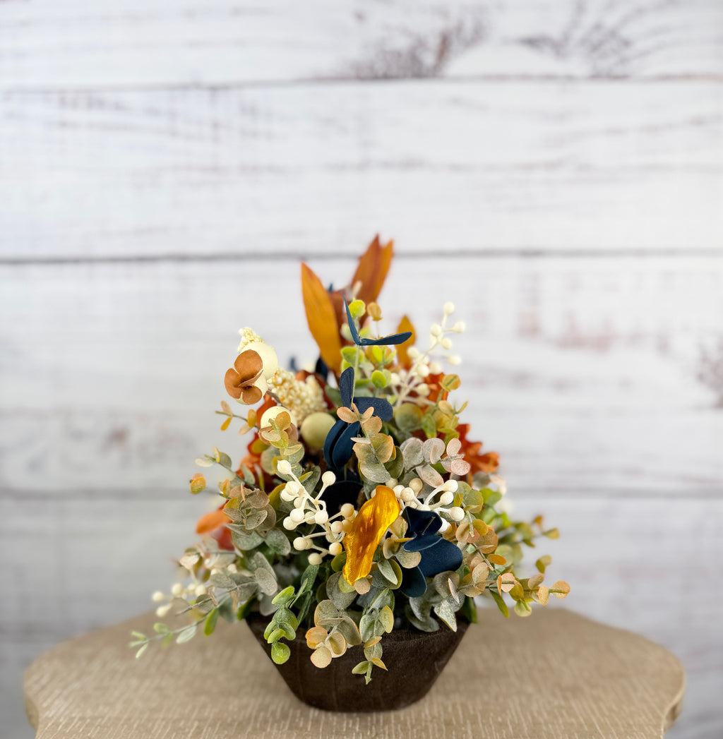 Autumn Twilight Petite Dough Bowl Arrangement