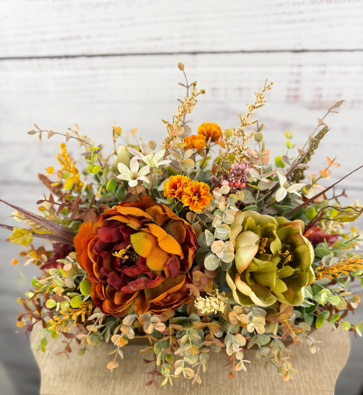 Ember & Olive Fall Dough Bowl Arrangement