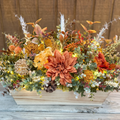 Autumn Afterglow – Lighted Fall Floral Centerpiece