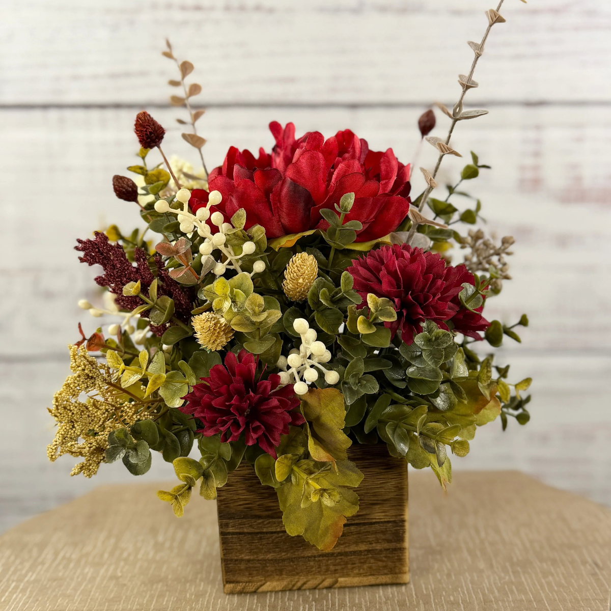 Ruby Harvest Fall Floral Arrangement – 3A