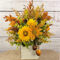 Golden Acorn Fall Floral Arrangement – 3B