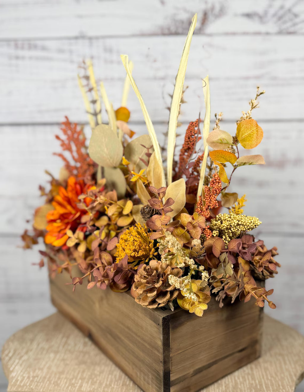 Harvest Meadow Fall Arrangement | Orange, Gold & Brown