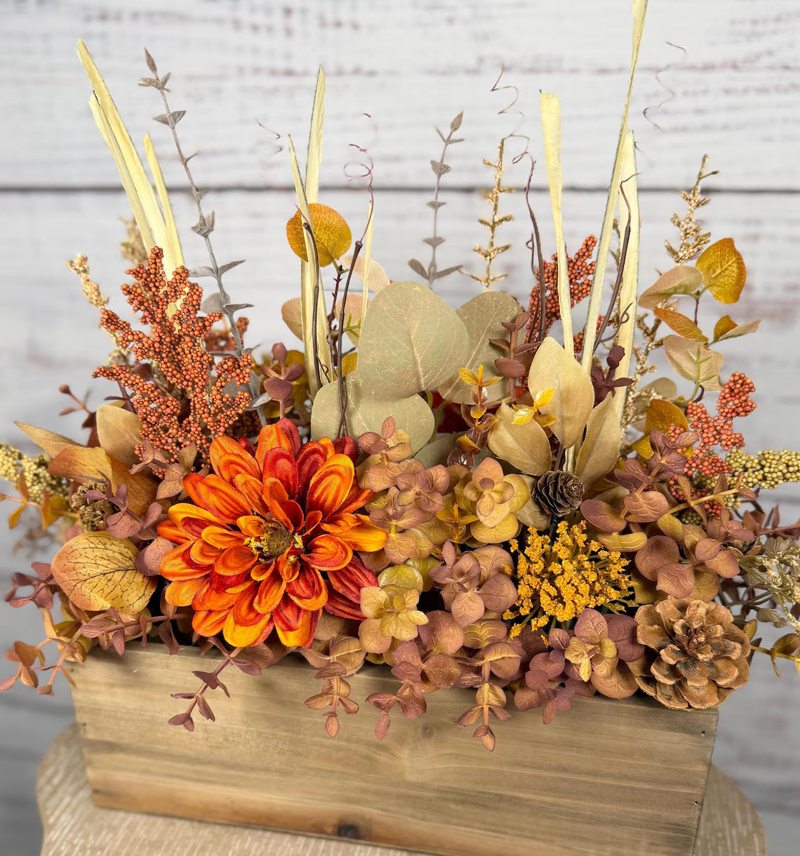 Harvest Meadow Fall Arrangement | Orange, Gold & Brown