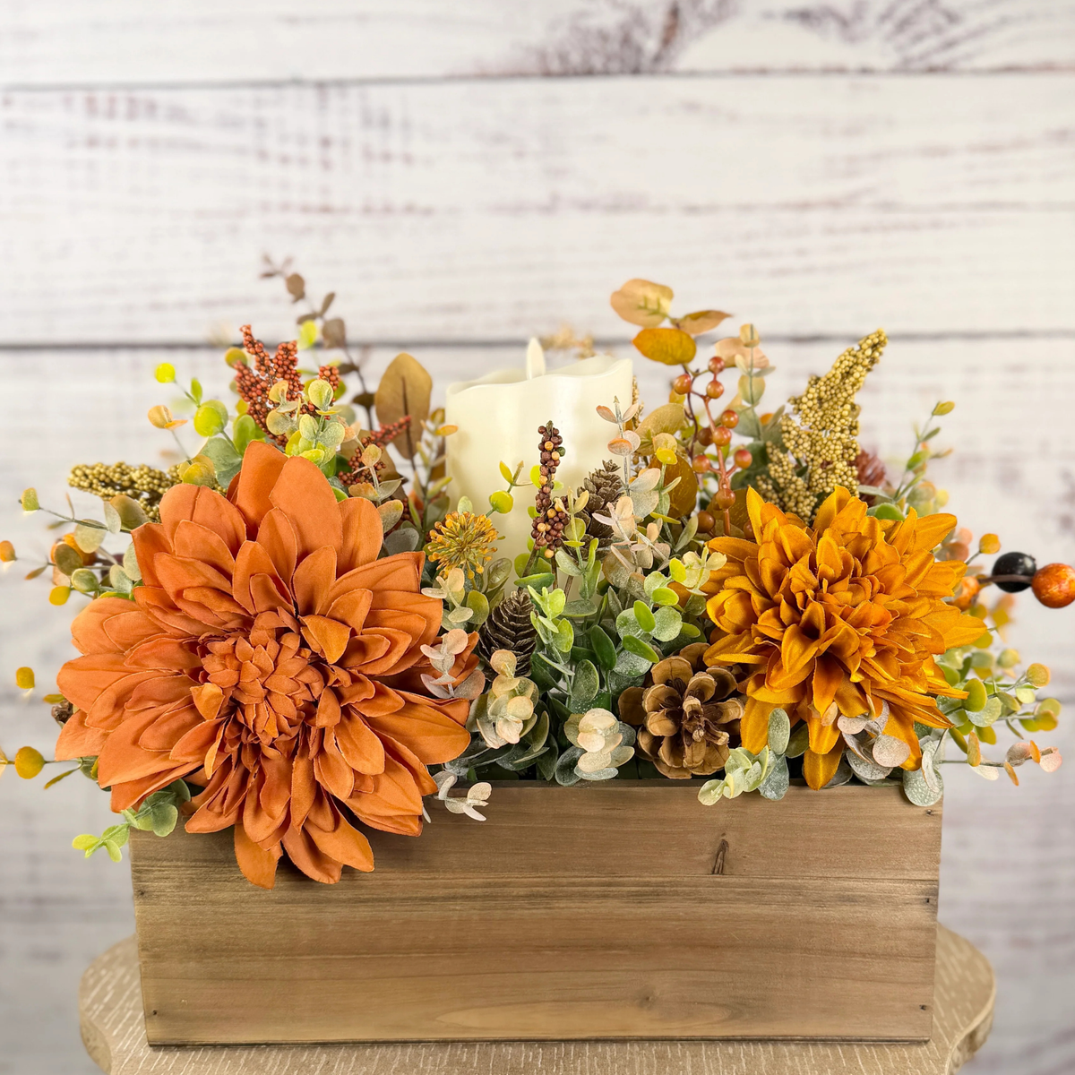 Autumn Hearthlight Fall Candle Centerpiece