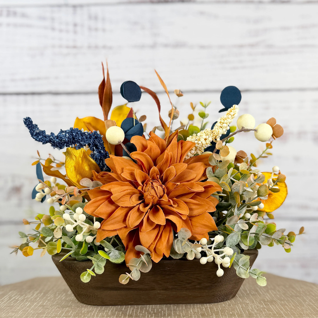 Autumn Twilight Petite Dough Bowl Arrangement