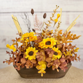 Golden Sunflower Petite Dough Bowl Arrangement